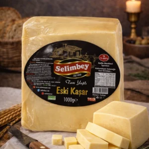 Tam yağlı eski kaşar peyniri 1000 gram Kars doğal üretim